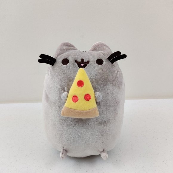 Gund Other - GUND Pusheen Cat Holding Pizza Plush Stuffed Animal Toy
